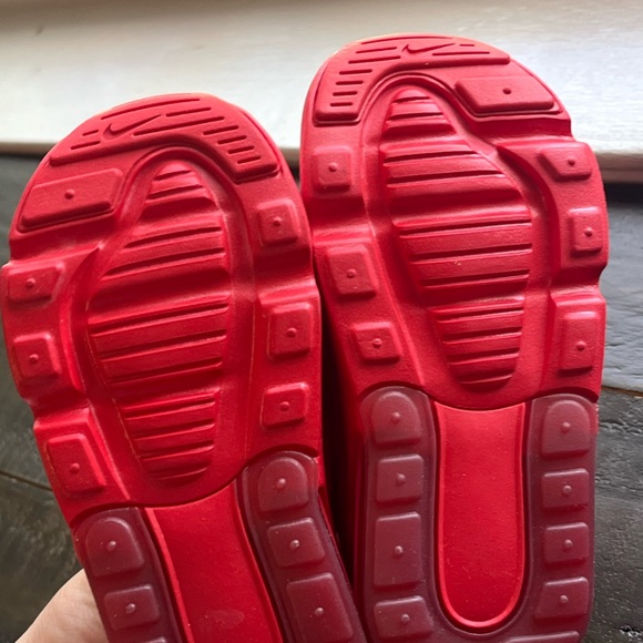 Nike Kids' White and Red Sneakers - Picture 9 of 16